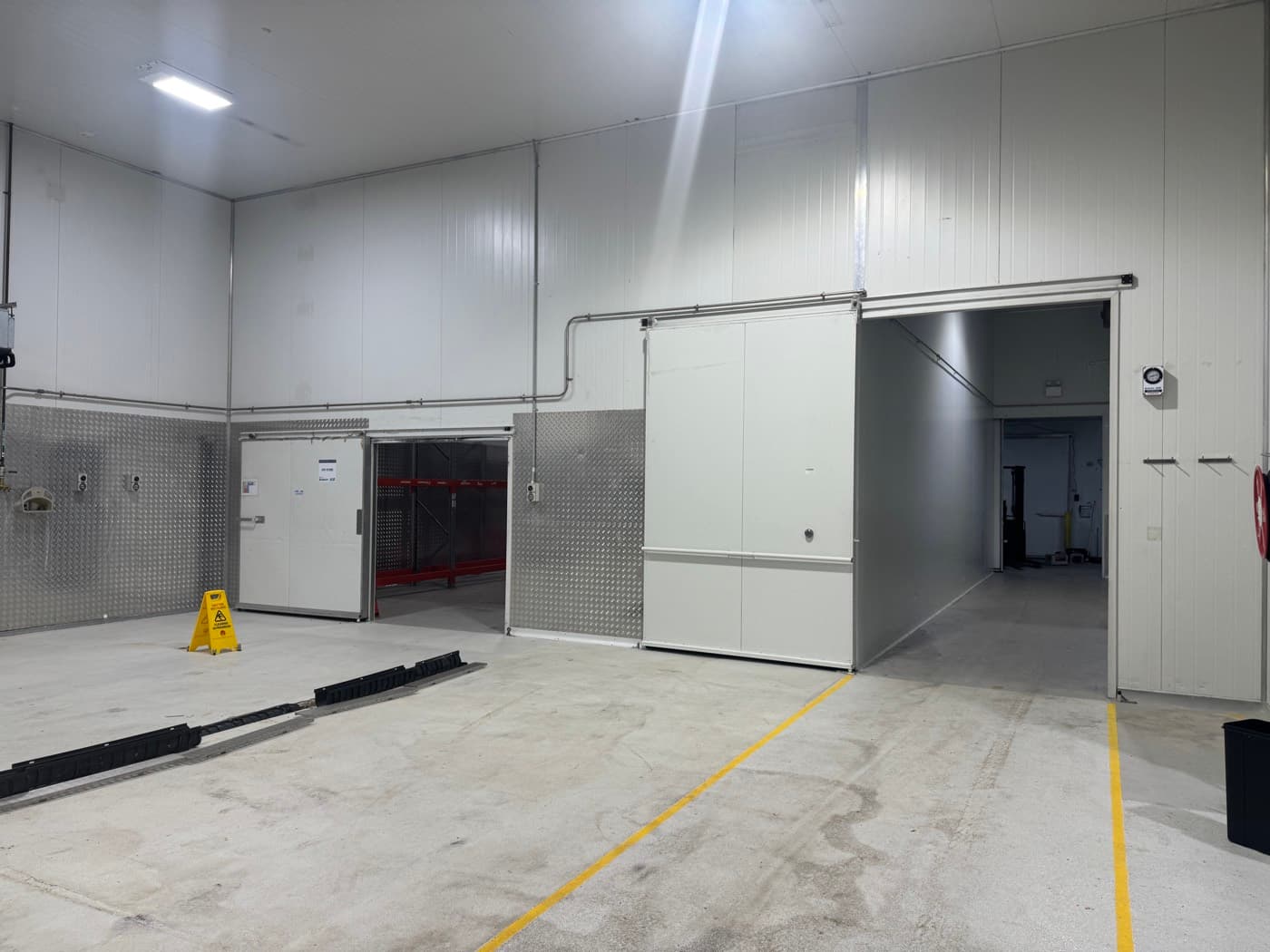 Cold storage at the Young Foods facility