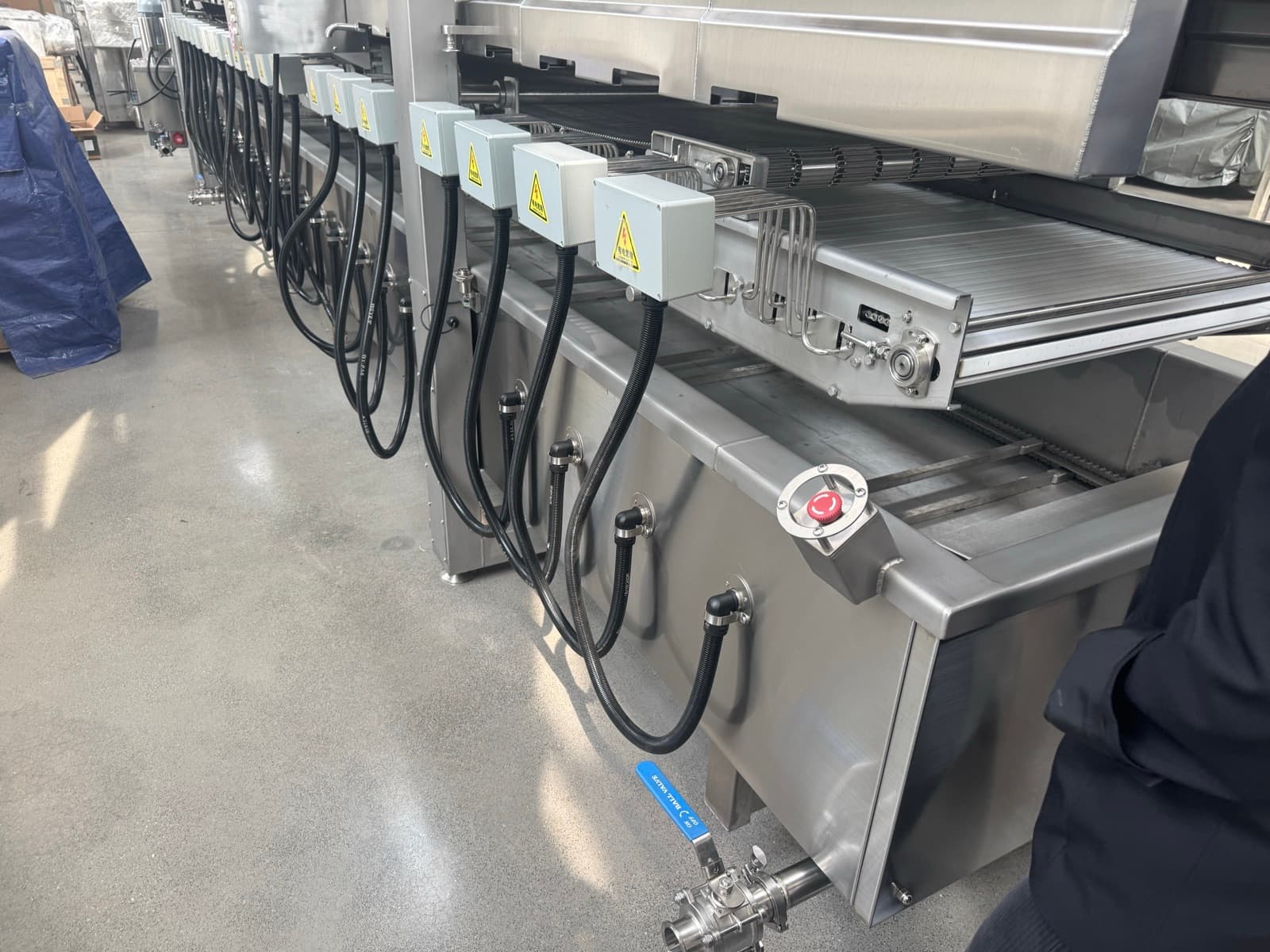 Continuous fryer line
